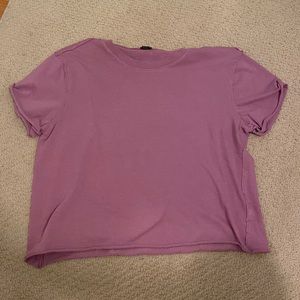 Purple cropped tshirt